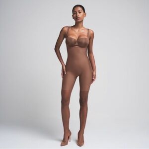 BNWT Skims Body Open Bust Butt Lifting Bodysuit Jasper XL